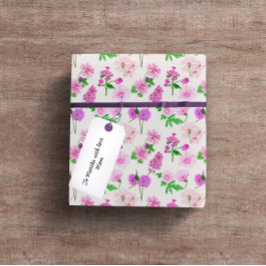 Floral Wrapping Paper - Papel de regalo con flores Cadeaupapier