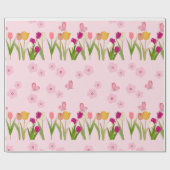 Floral Wrapping Paper – Prachtige bloempatronen Cadeaupapier (Vlak)