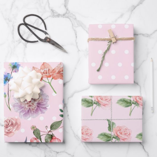 Floral wrapping paper voor elke willekeurige gebeu (Voorkant)