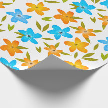 Floral wrapping papier