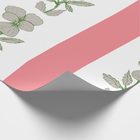 Floral wrapping papier (Hoek)