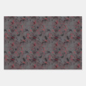 Floral wrapping Papier - Donker Abstract ventilato Inpakpapier Vel (Voorkant 3)