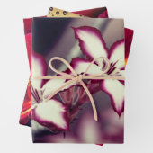 Floral wrapping papieren bladen inpakpapier vel (In situ)