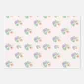 Floral wrapping papieren bladen inpakpapier vel (Voorkant 2)
