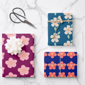 Floral Wrapping sheets Inpakpapier Vel