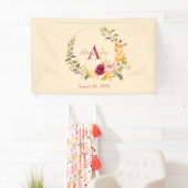 Floral Wrath Voor Baby Meisje Spandoek (Insitu)