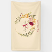Floral Wrath Voor Baby Meisje Spandoek (Verticaal)