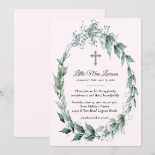 Floral Wreatal Funeral Memorial Remembrance Pink