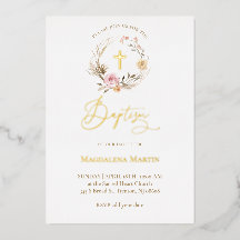 floral wreath Baptism