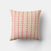 Floral Wreath Birth Announcement Pillow Kussen (Achterkant)