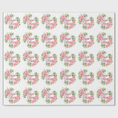 Floral Wreath Blessed Mam Cadeaupapier (Vlak)