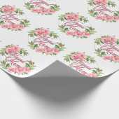 Floral Wreath Blessed Mam Cadeaupapier (Hoek)