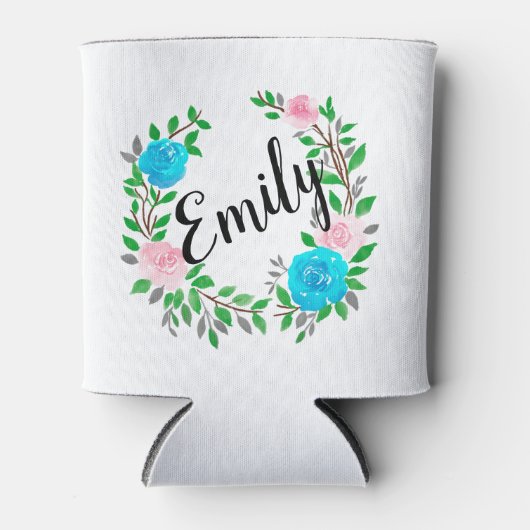 Floral Wreath Blikjeskoeler (Voorkant)
