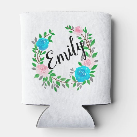 Floral Wreath Blikjeskoeler (Achterkant)