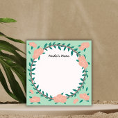 Floral Wreath - Botanical Greenhouse Sticky Notes