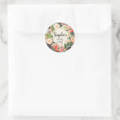 Floral Wreath Botanical Home maakt Sticker (Tas)