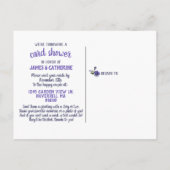 Floral Wreath Kaart Shower Golden Jubileum (Achterkant)