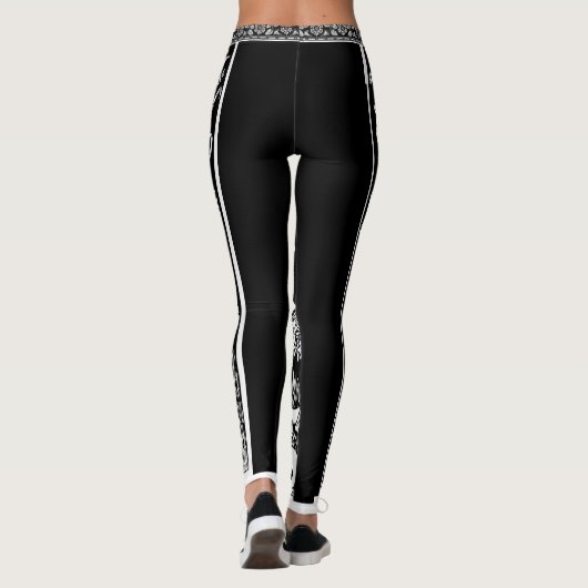  Floral Wreath Leggings (Achterkant)