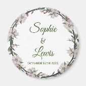 Floral Wreath Magneet (Voorkant)