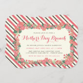 Floral Wreath Moederdag Brunch Kaart (Voorkant / Achterkant)