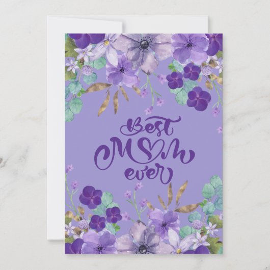 Floral Wreath Moederdag Foto (Voorkant)