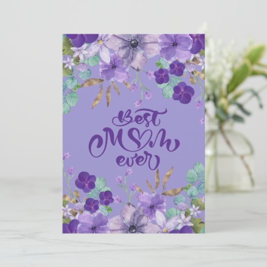 Floral Wreath Moederdag Foto (Staand voorkant)