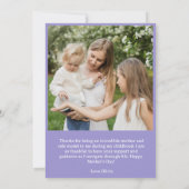 Floral Wreath Moederdag Foto (Achterkant)