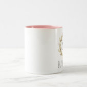 Floral Wreath Monogram Coffee Mok (Center)