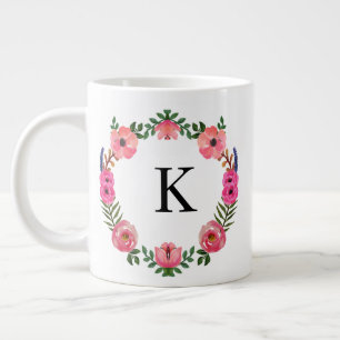 Floral Wreath Monogram Mok