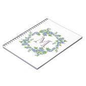 Floral Wreath Monogram Notitieboek (Linkerzijde)