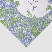 Floral Wreath Monogram Tissuepapier (Detail)
