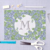 Floral Wreath Monogram Tissuepapier (Craft)