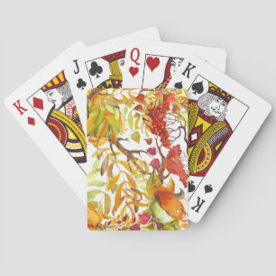 Floral Wreath Pokerkaarten