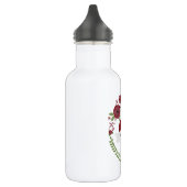 Floral Wreath Red Apple persoonlijke leraar Waterfles (Links)