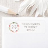 Floral Wreath - Return Address Labels (Insitu)