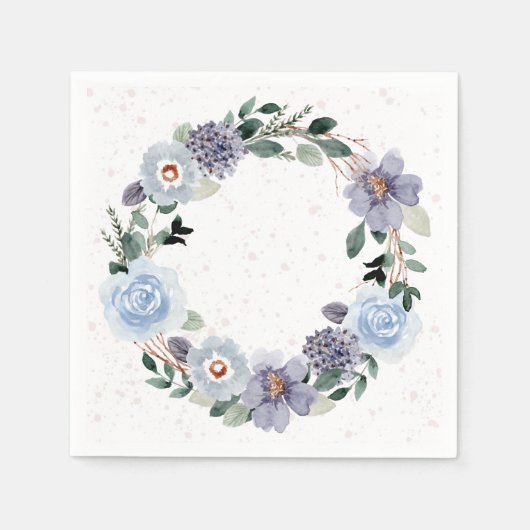 Floral Wreath Servet (Voorkant)