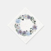 Floral Wreath Servet (Hoek)