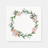 Floral Wreath Servetten (Voorkant)