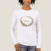 Floral Wreath Simple Tri-Blend Shirt (Voorkant volledig)