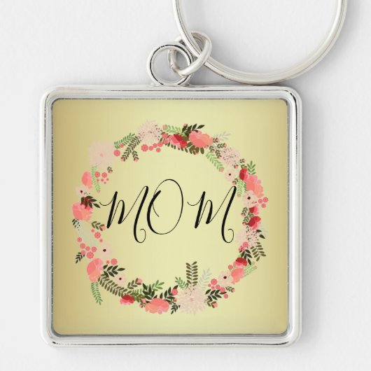 Floral Wreath Sleutelhanger (Voorkant)