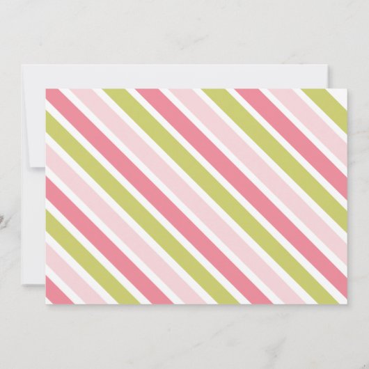 Floral Wreath sparen de Uitnodiging van de Datum (Achterkant)