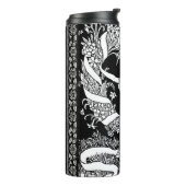  Floral Wreath Thermal Tumbler Thermosbeker (Gedraaid links)