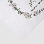 Floral Wreath Tissuepapier (Detail)