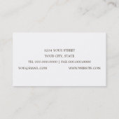 Floral Wreath Visitekaartje (Achterkant)