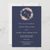 Floral Wreath Wedding bij marinemonie Kaart (Voorkant)