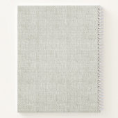 Floral Wreator Personalized Poetry Notitieboek (Achterkant)