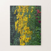 Floral Yellow Daisies Garden Foto Legpuzzel (Verticaal)