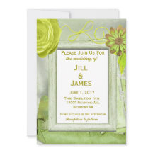 Floral Yellow en Green Wedding