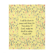 FLORAL Yellow Peace Slaapveiligheid Christelijk