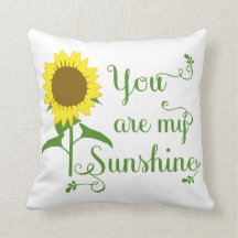 Floral Yellow Sunflower Je bent mijn Sunshine Love